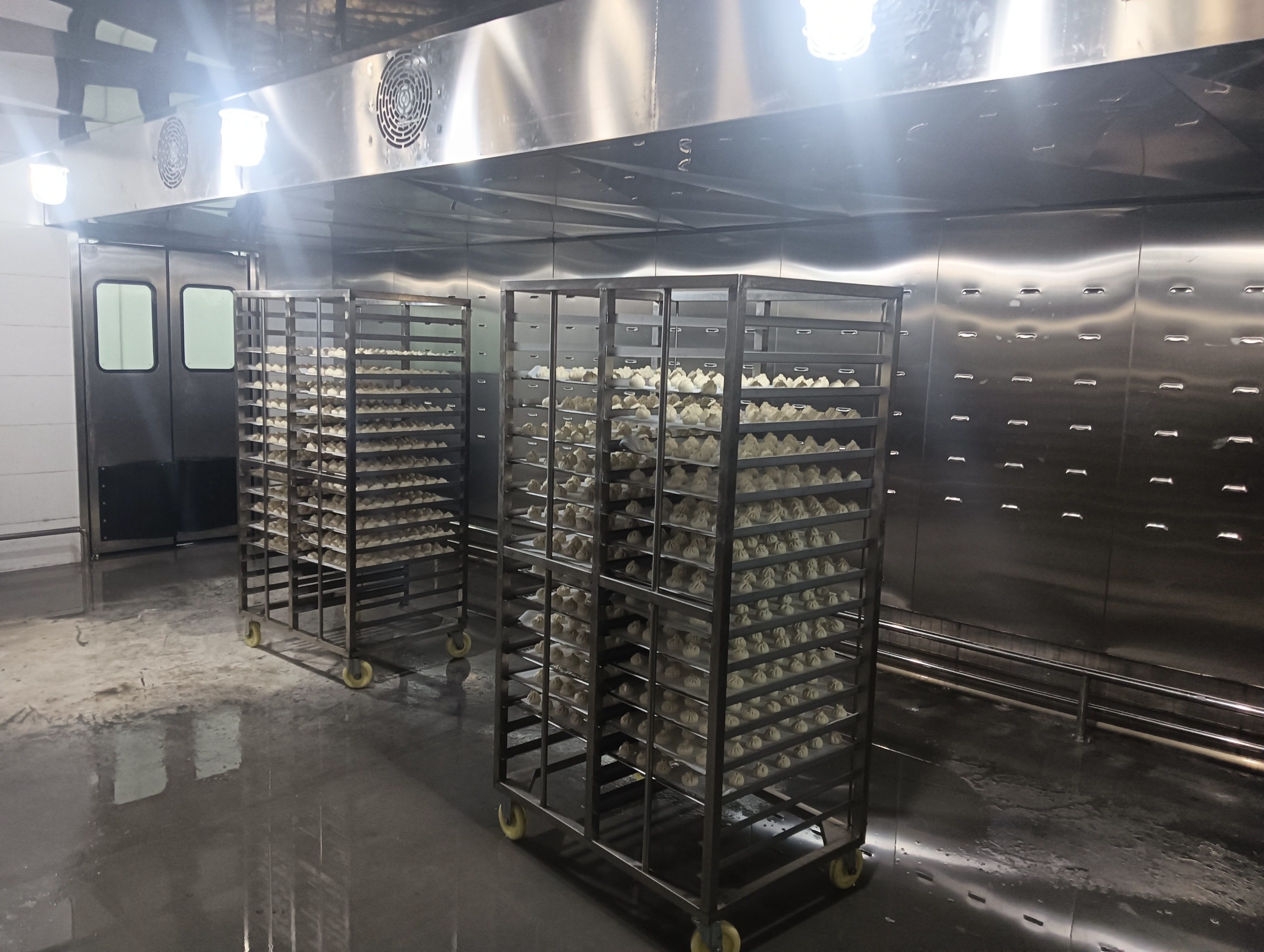 双门72盘蒸箱节能30%技术揭秘：蒸馒头包子蒸箱优化